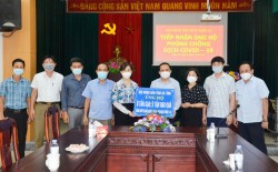 Hội Nông dân tỉnh Hà Tĩnh ủng hộ lương thực, thực phẩm cho người dân Nghệ An