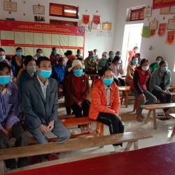 Nghĩa Đàn: Nông dân được tập huấn kỹ thuật thâm canh lúa cải tiến SRI vụ xuân 2022