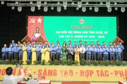 Danh sách 40 ủy viên Ban Chấp hành Hội Nông dân tỉnh Nghệ An khóa X, nhiệm kỳ 2023 - 2028
