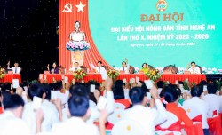 Phiên thứ nhất Đại hội đại biểu Hội Nông dân tỉnh Nghệ An lần thứ X, nhiệm kỳ 2023-2028