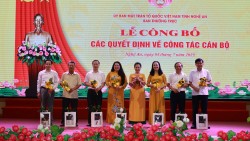 Ban Thường trực Uỷ ban MTTQ Việt Nam công bố các quyết định nhân sự