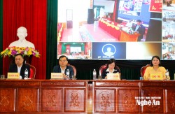 Ứng cử viên đại biểu Quốc hội khóa XVI, HĐND tỉnh khóa XIX tiếp xúc cử tri tại các xã: Quỳnh Lưu, Quỳnh Tam, Quỳnh Sơn, Quỳnh Phú, Giai Lạc, Bình Minh