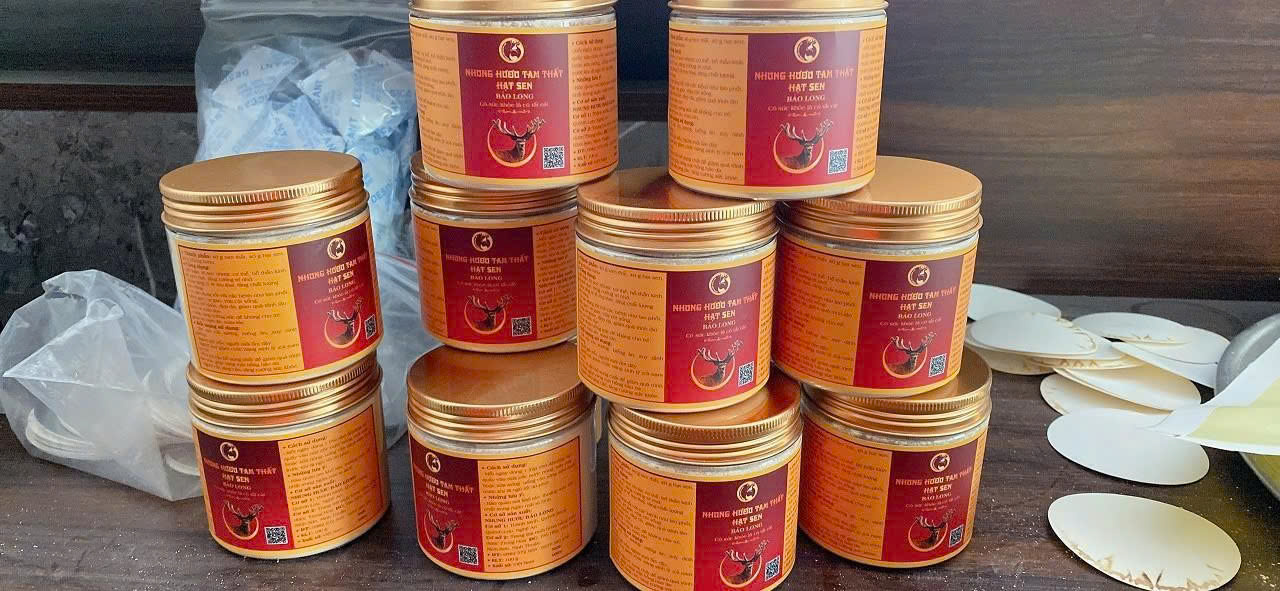 gen n san pham nhung huou tam that hat sen cua mo hinh chan nuoi huou cua htx chan nuoi huou ga thao duoc quynh bang va cac san pham ocop 3 sao che bien tu nhung huou cua co so bao long